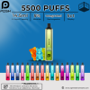 Posh Pro 5500 Puffs Rechargeable Disposable Vape 5ct/Display